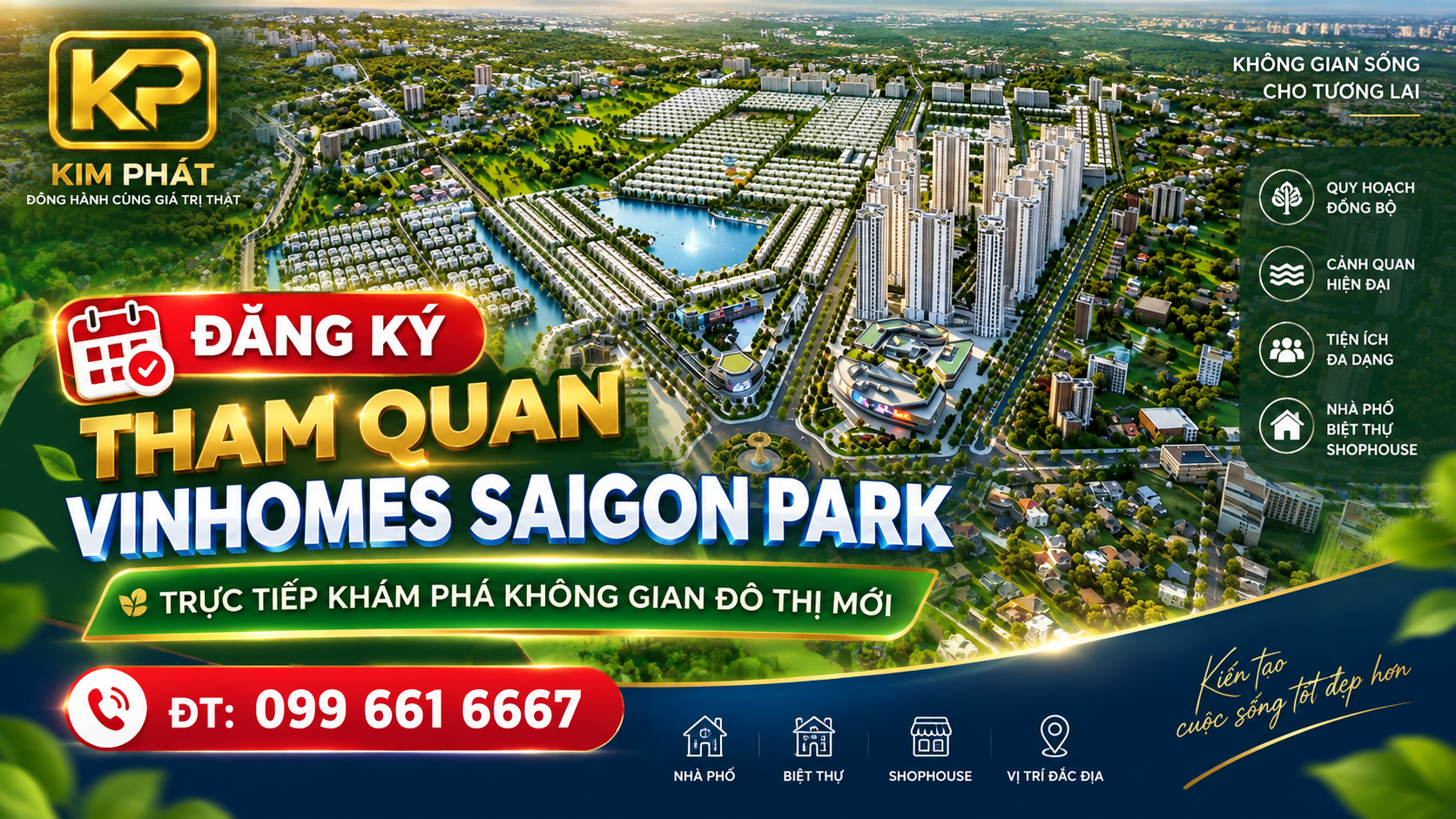 Đăng ký tham quan Vinhomes Sài Gòn Park – Trực tiếp khám phá không gian đô thị mới