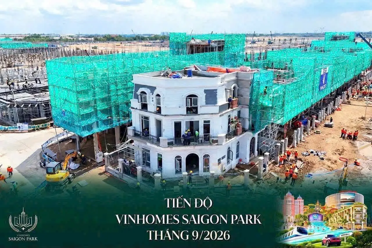 🏗️ VINHOMES SÀI GÒN PARK HÓC MÔN – TỪNG NGÀY MỘT DIỆN MẠO MỚI! 🌿🏡