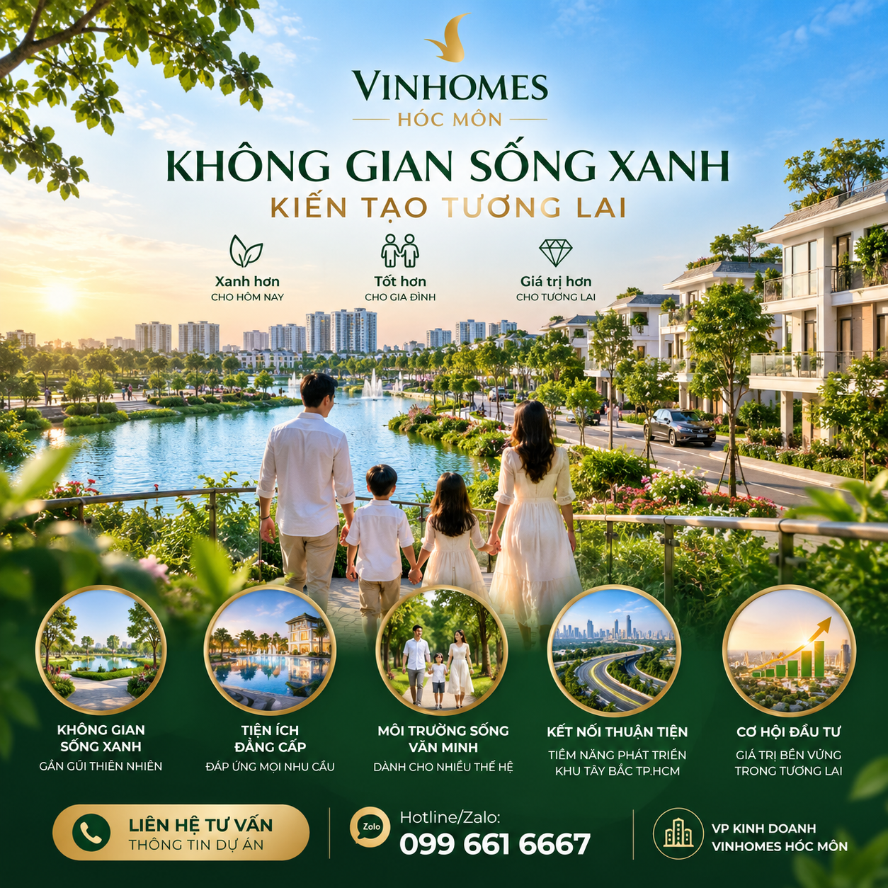 VINHOMES HÓC MÔN – KHÔNG GIAN SỐNG XANH, KIẾN TẠO TƯƠNG LAI